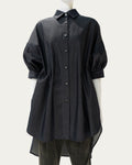 Volume puff short sleeve blouse(デニム)