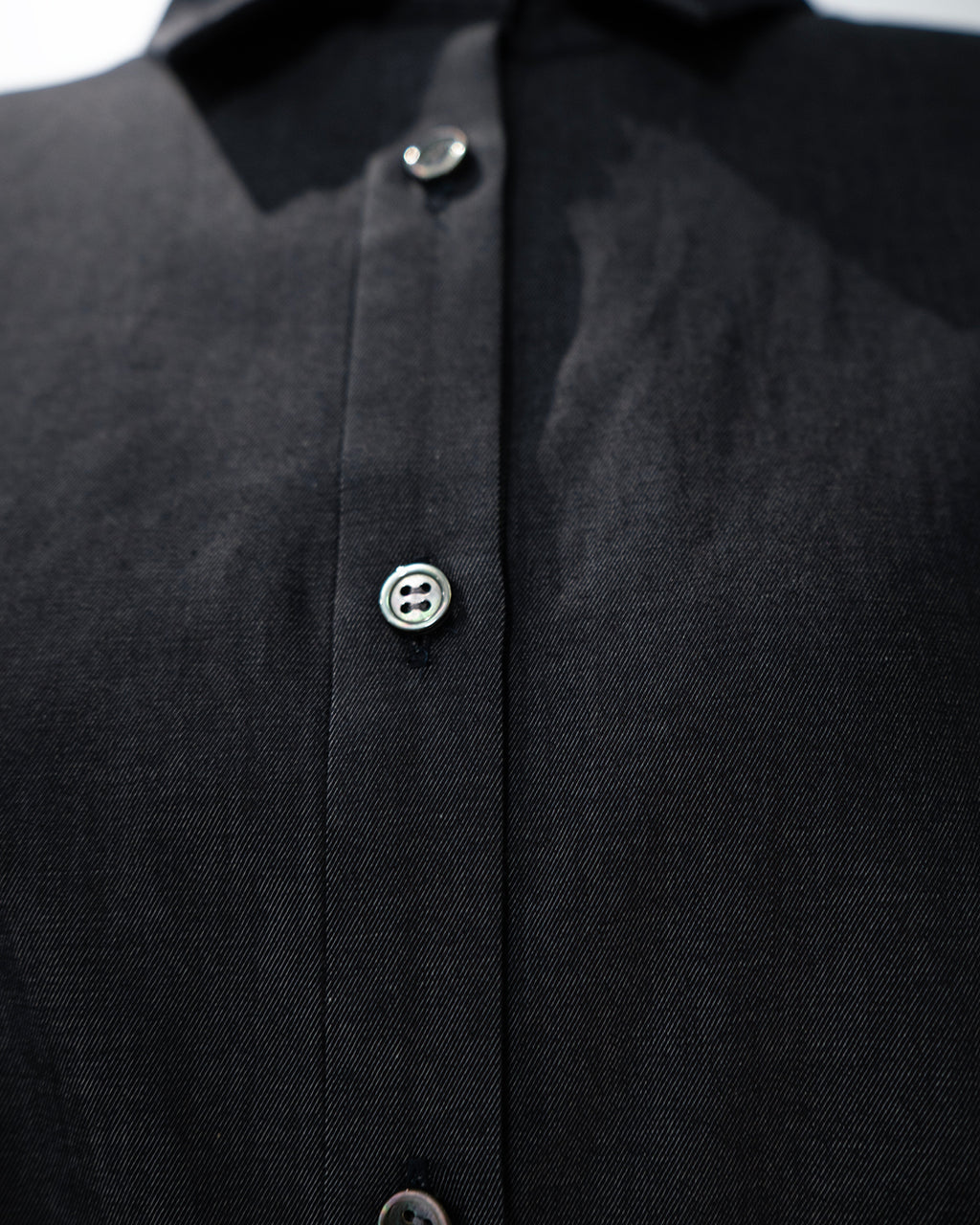 Volume puff short sleeve blouse(デニム)