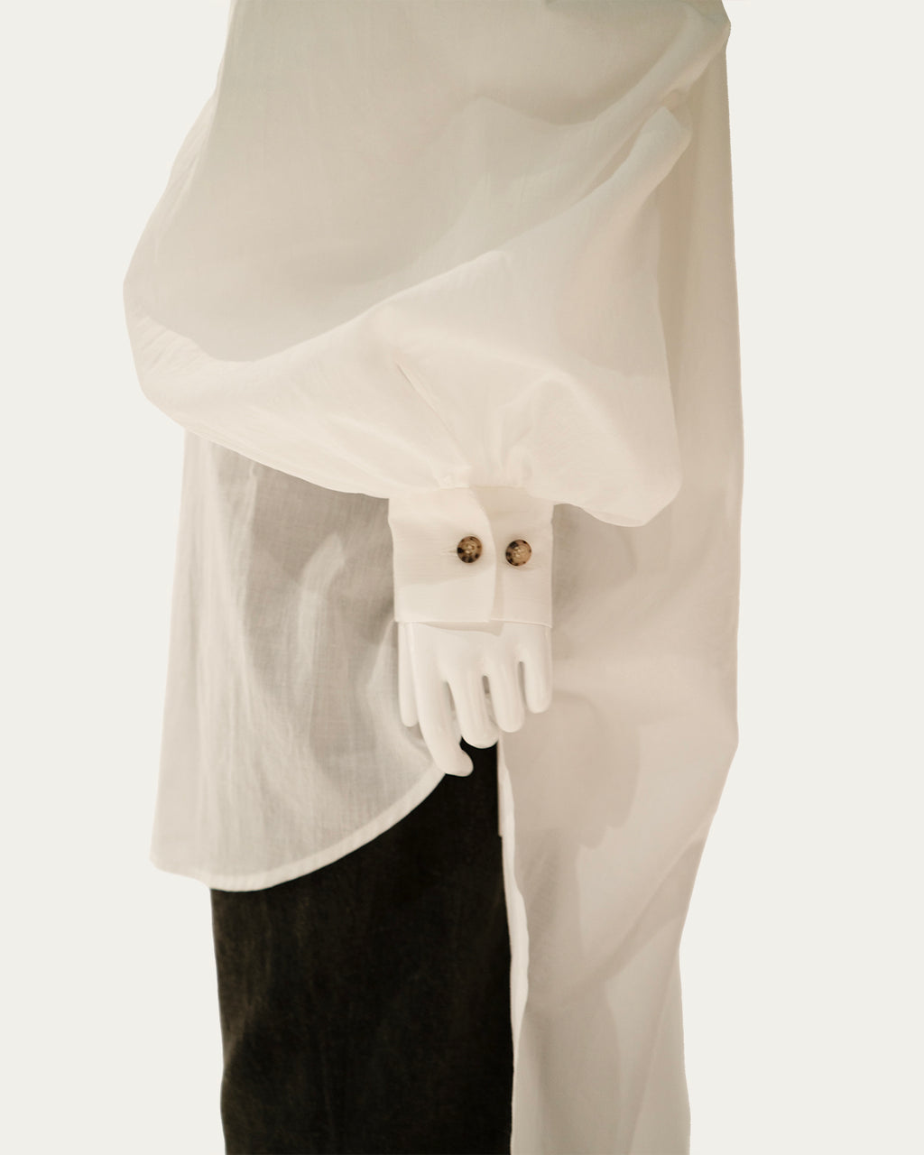 Volume puff sleeve blouse (Organic Lawn Cotton)